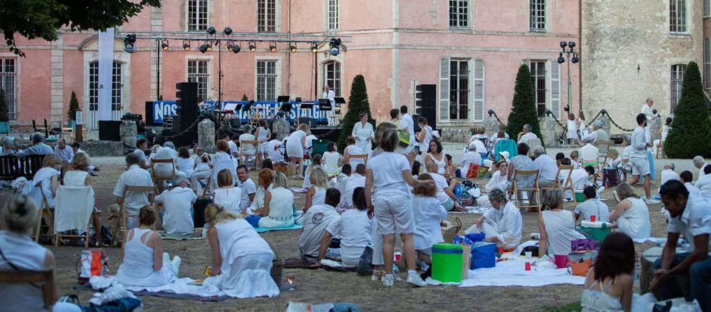 Soirée blanche au château de Meung-sur-Loire