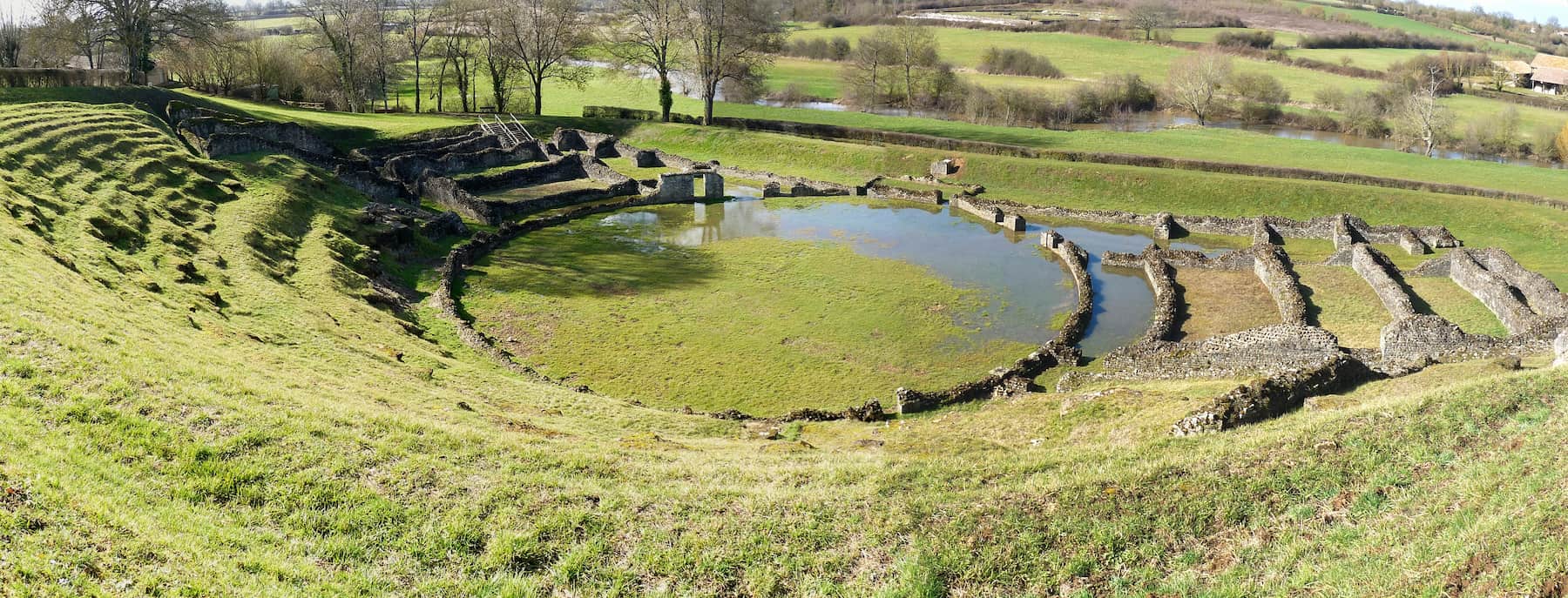 Site gallo-romain de Sanxay dans le Poitou