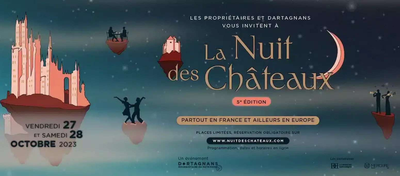 La Nuit des Châteaux 2023 affiche