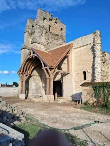 restauration de l'abbatiale de Donzy 2025 Nièvre