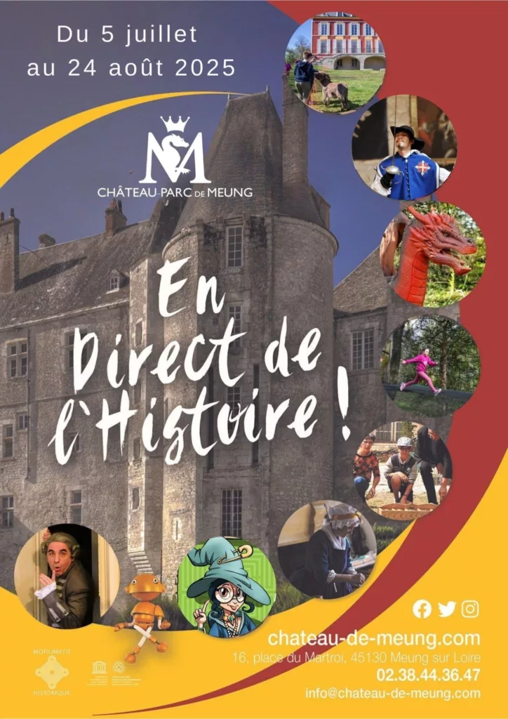 En Direct de l'Histoire 2025 - Château parc de Meung sur Loire