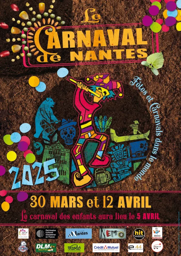 Affiche carnaval de Nantes 2025