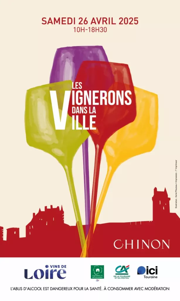 Les Vignerons dans la ville à Chinon