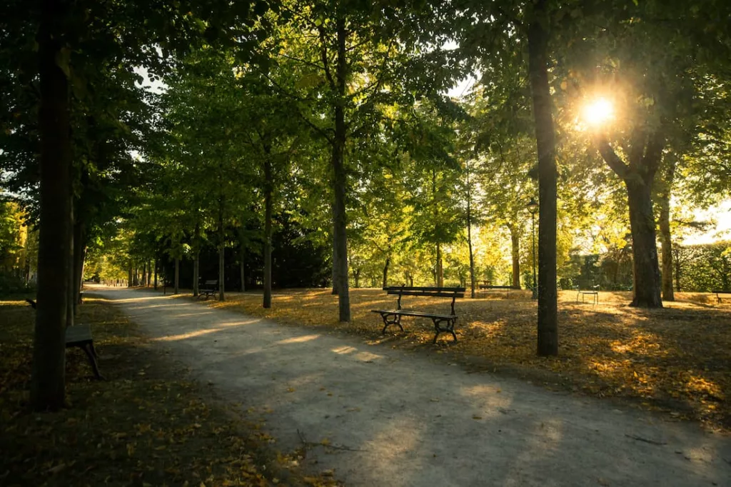 Parc de Blossac Poitiers Crédit photo : Agence de creativite_et d'attractivite du Poitou