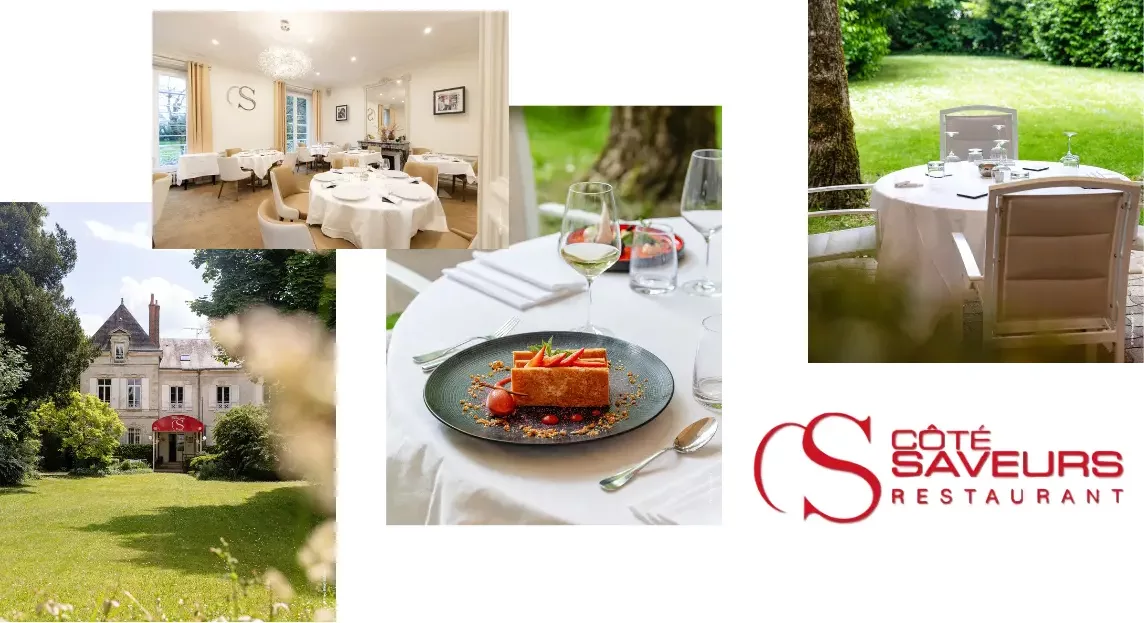 Côté Saveurs restaurant gastronomique la chapelle saint mesnin loiret