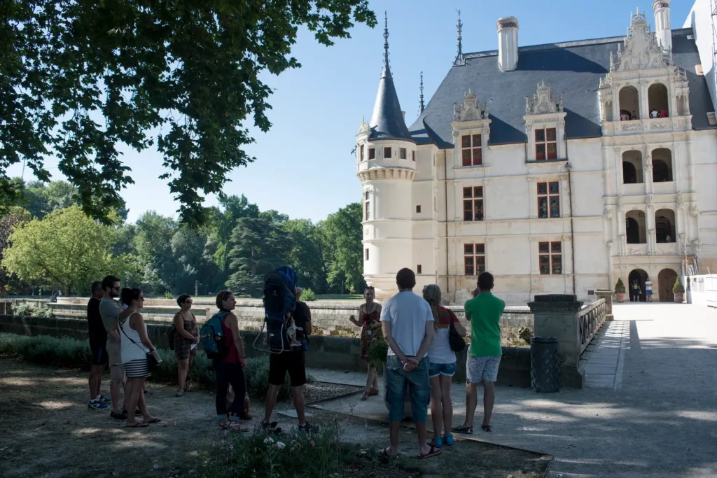 Château d'Azay-Le-Rideau vue de l'extérieur