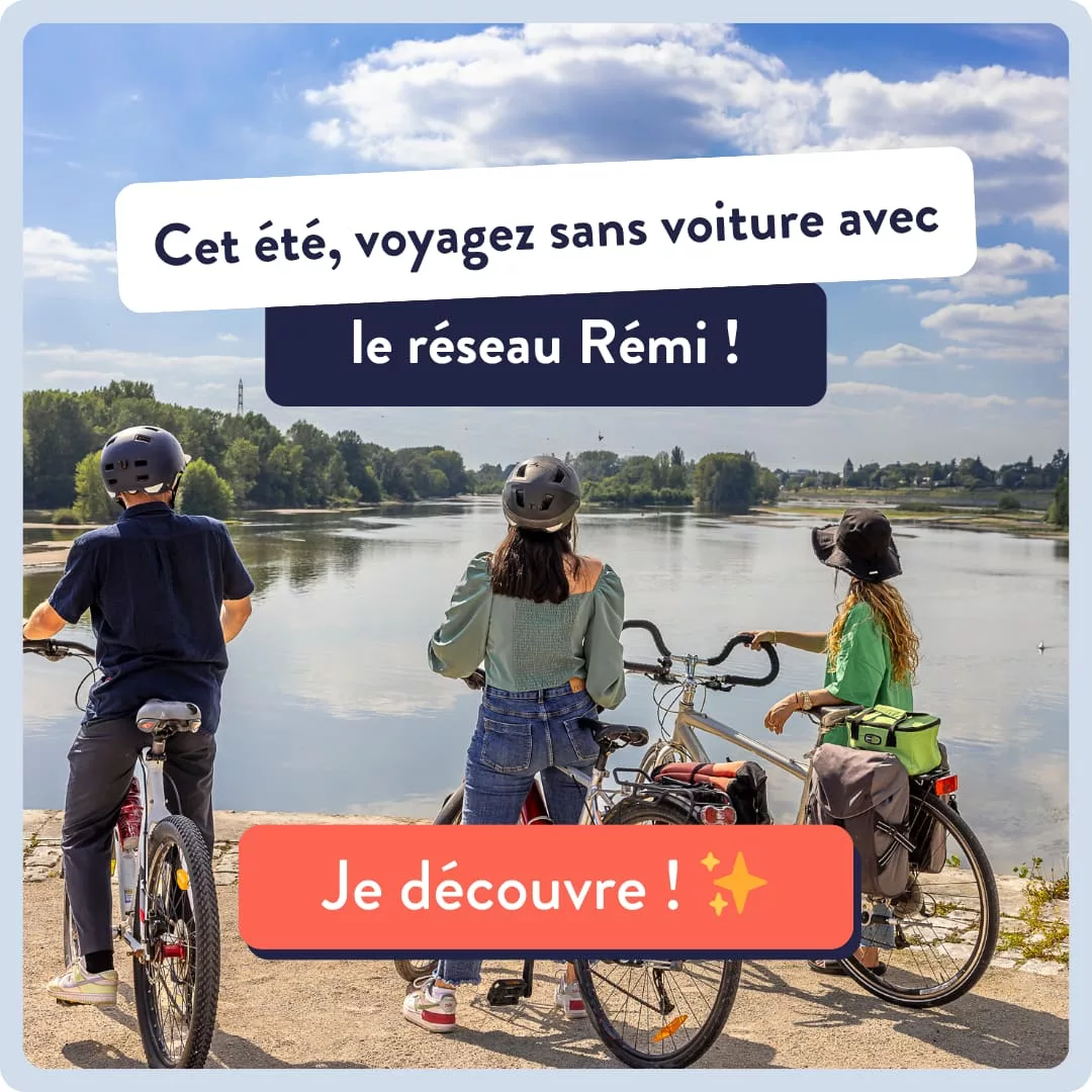 Voyagez avec le réseau Rémi en Centre-Val de Loire !
