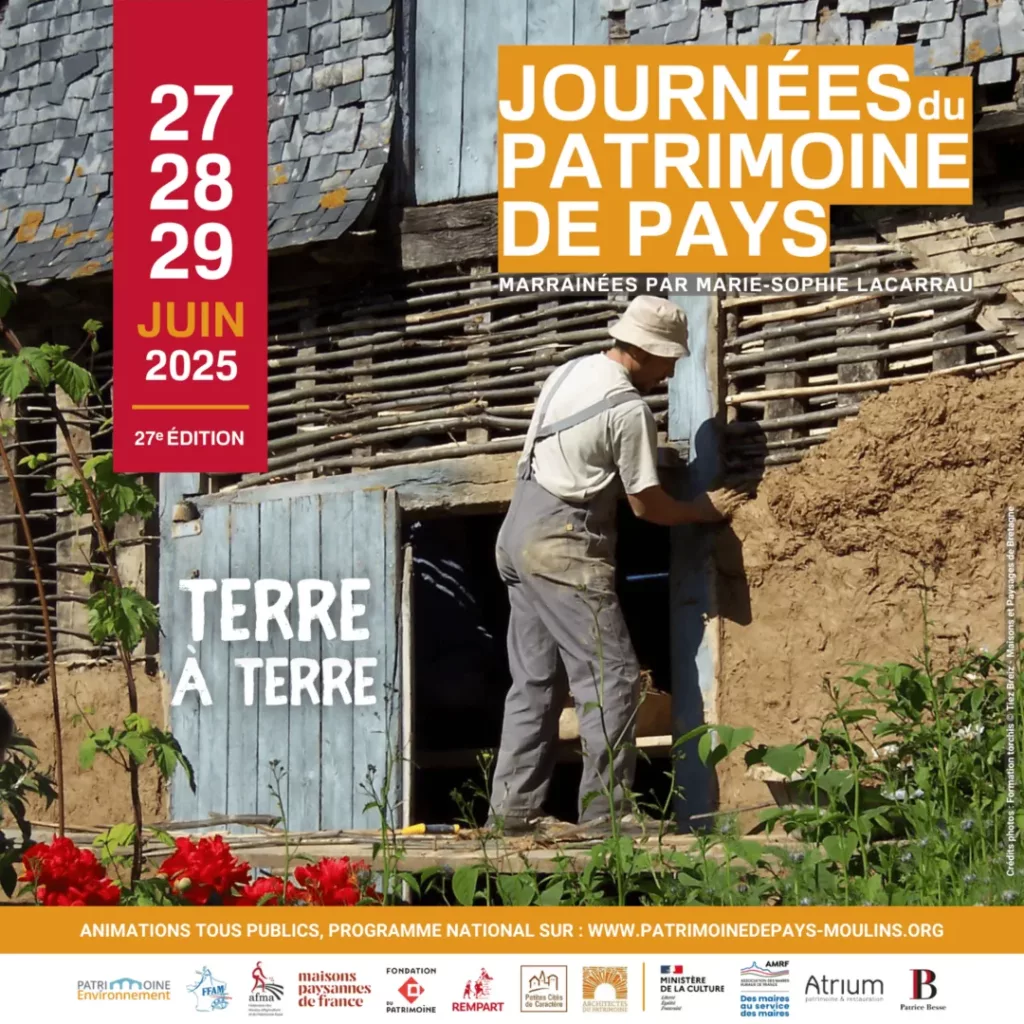 Journées du Patrimoine de Pays et des Moulins au Domaine de Poulaines nouvelles renaissances