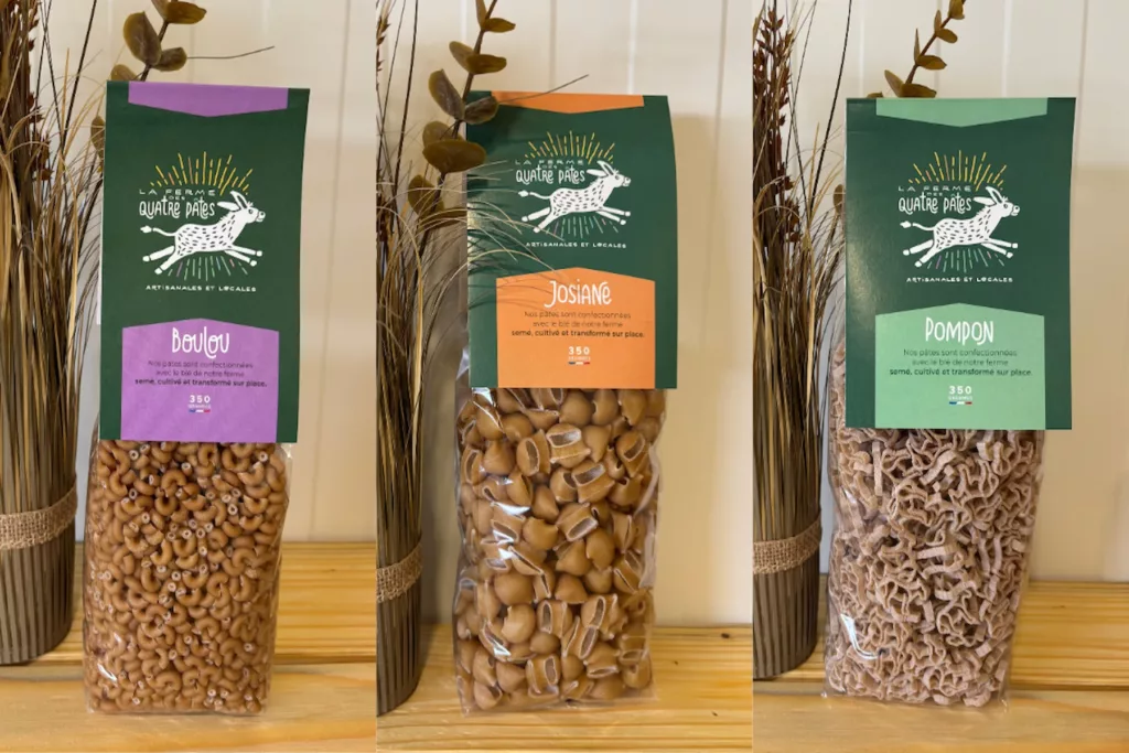 produits de La ferme des Quatre Pates