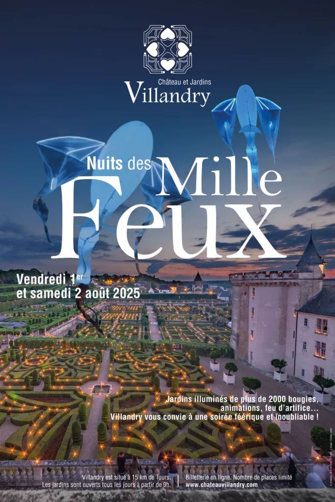 affiche-nuits-des-mille-feux-2025-chateau-villandry