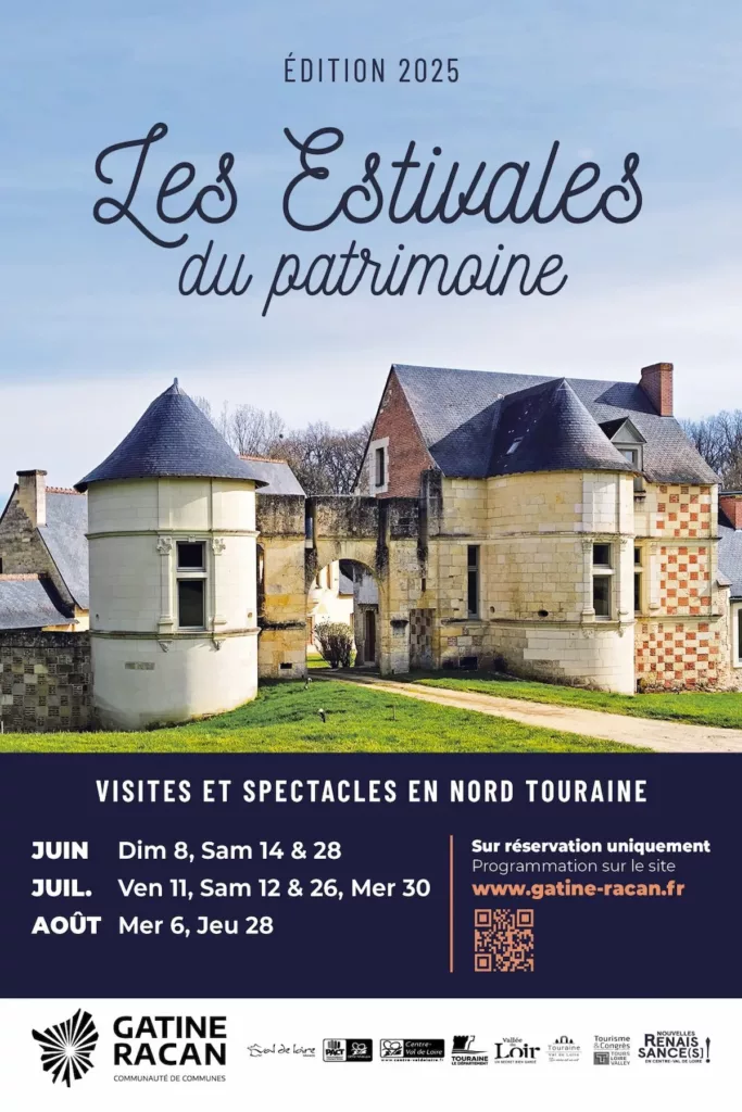 Affiche les estivales du patrimoine édition 2025