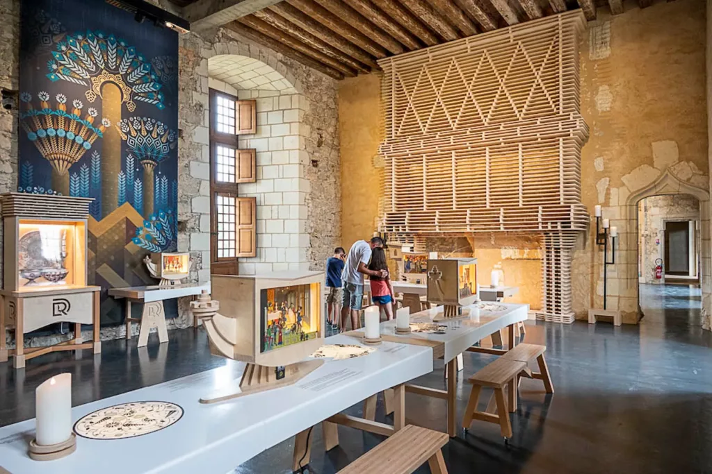 Intérieur du chateau de Bauge