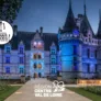 visuel pour les nouvelles renaissances de juillet 2025 avec un chateau éclairé en bleu