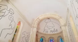 Intérieur de la Chapelle de la Tête Ronde près de Varzy