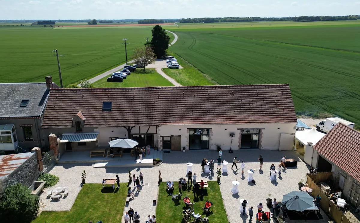 Domaine de la Vergne, vue du ciel