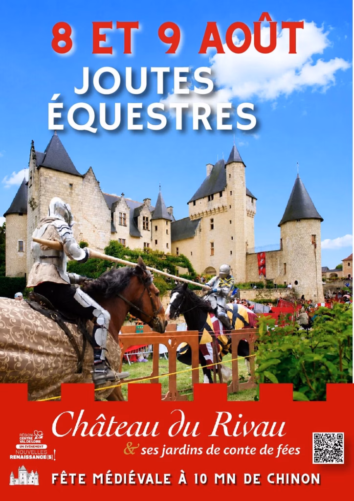 Joutes équestres et médiévales au Château du Rivau 8 9 aout 2026