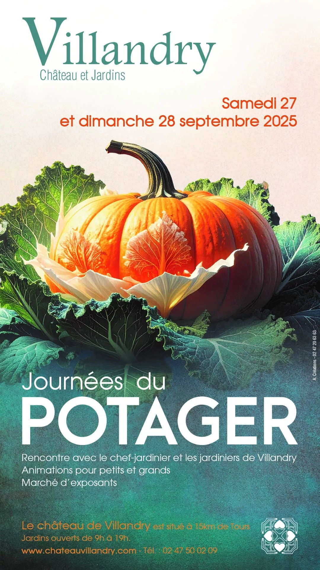 affiche journées au potager 2025