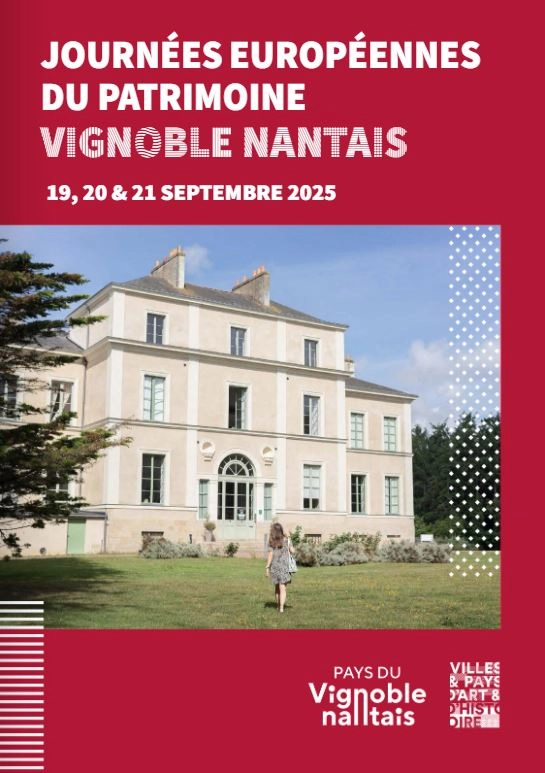 affiche journees europeennes du patrimoine vignoble nantais