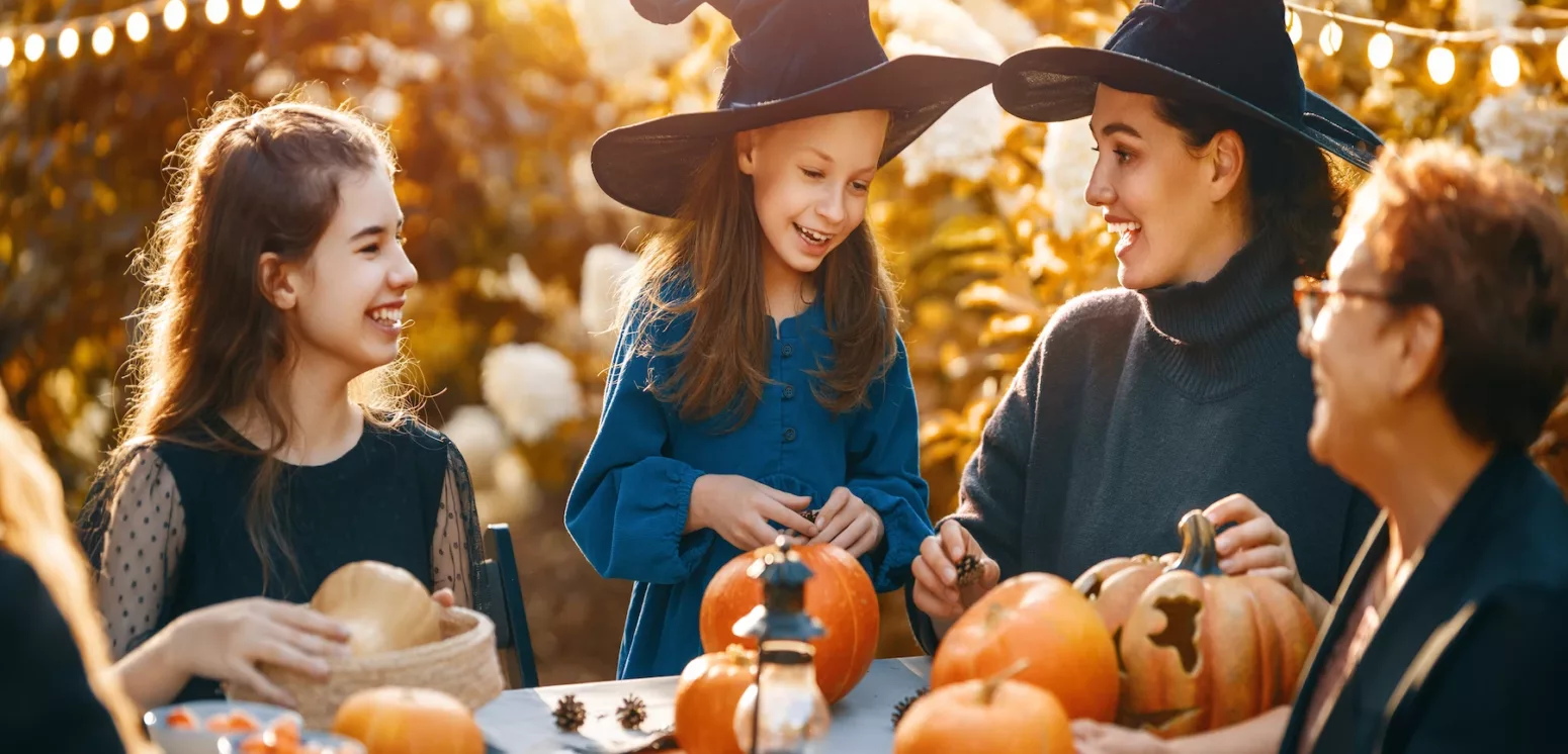Décoration de citrouilles pour Halloween