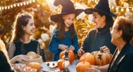 Décoration de citrouilles pour Halloween