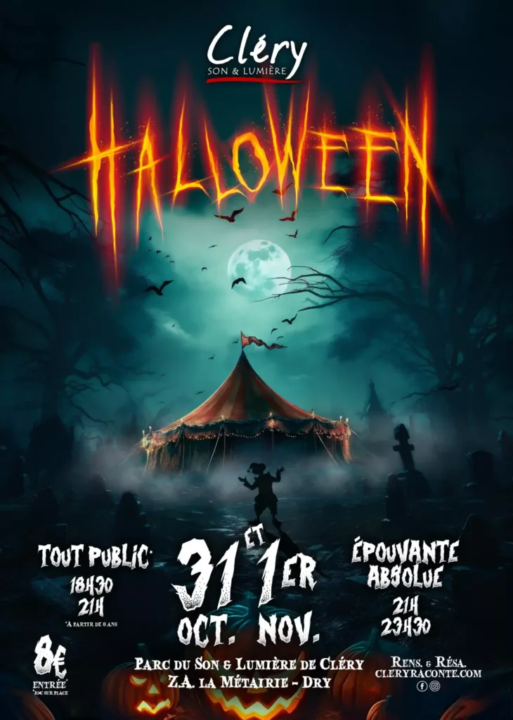 halloween clery son et lumière 2025