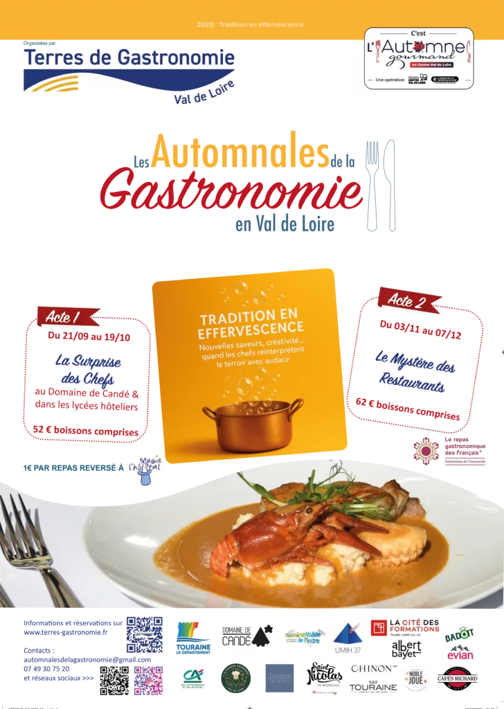 automne gourmand centre val de loire Automnales de la Gastronomie en Val de Loire