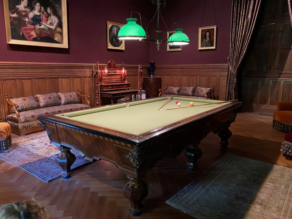 chateau azay le rideau billard photo my loire valley