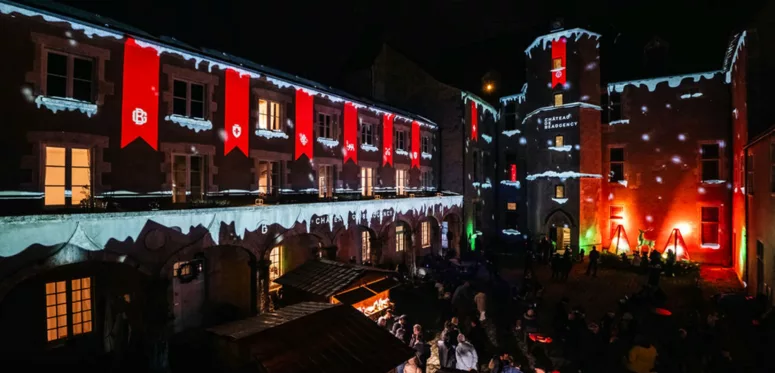 Décoration de Noël au Château de Beaugency
