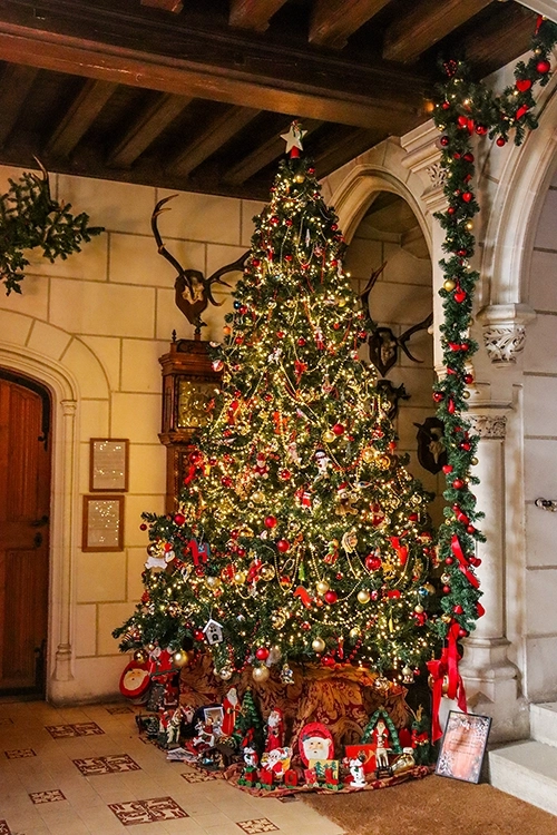 noel au chateau de montpoupon sapin