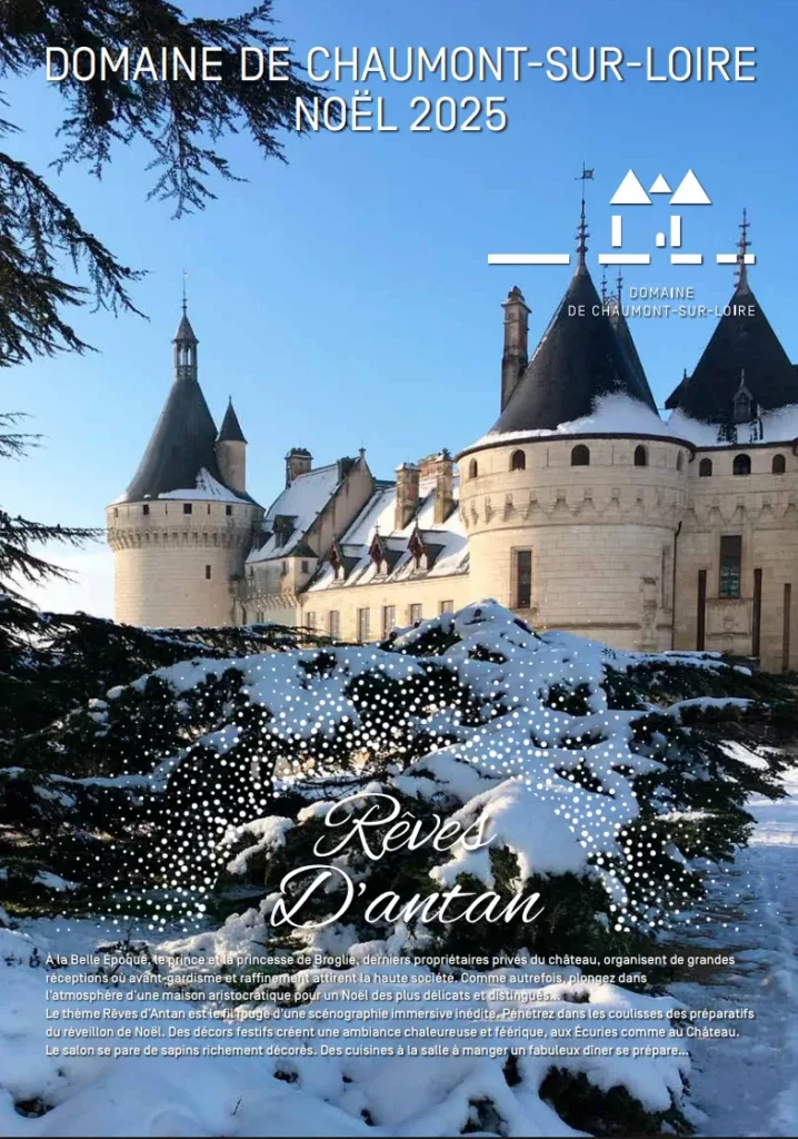 affiche reves d antan chateau chaumont sur loire