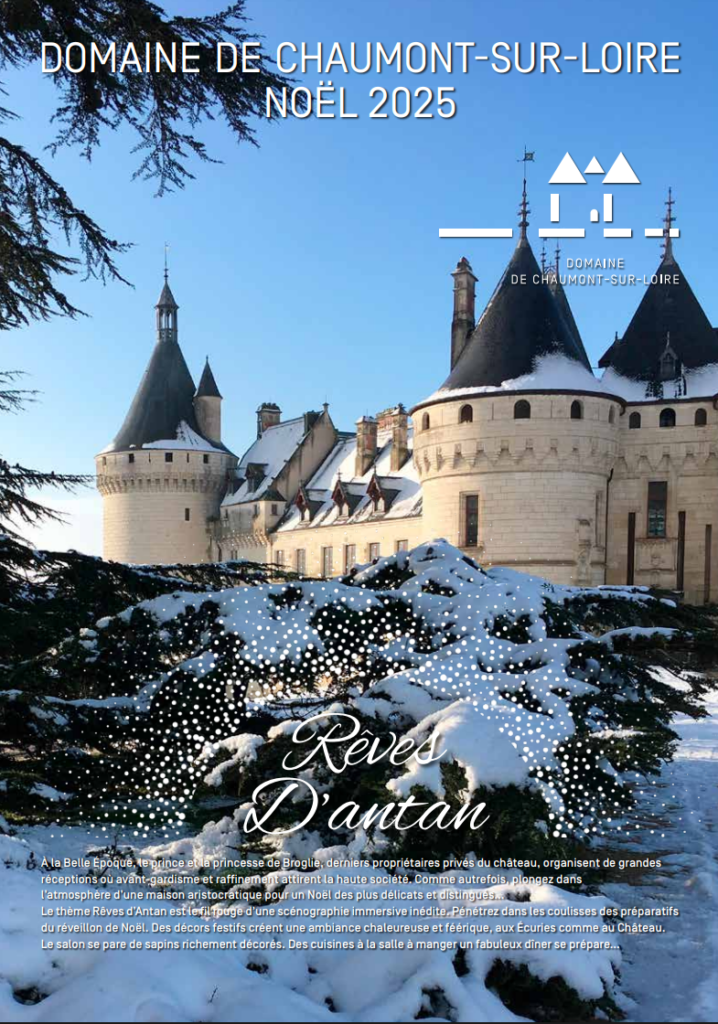 affiche reves d antan noel au chateau de chaumont sur loire