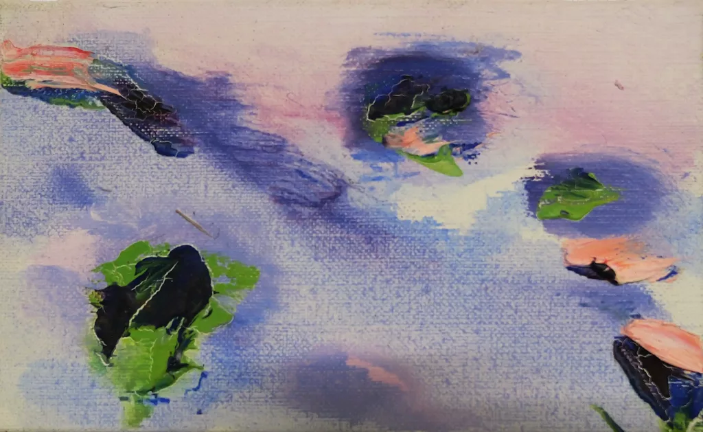 Olivier Debré 1992 huile sur toile cccod tours