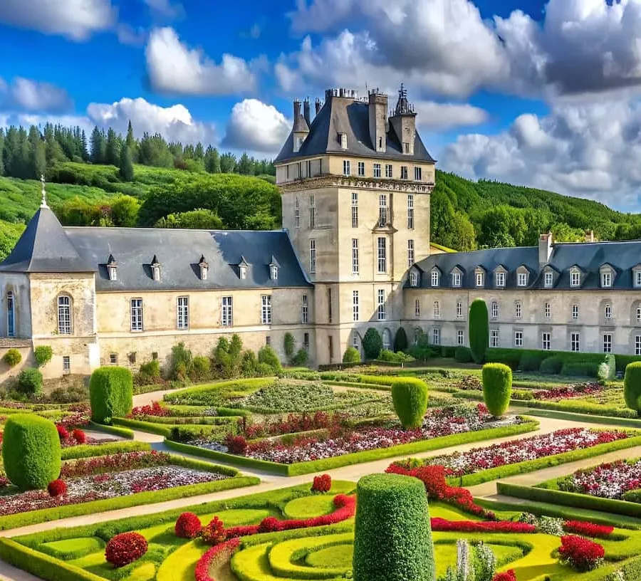 Château de Villandry jardin de loire