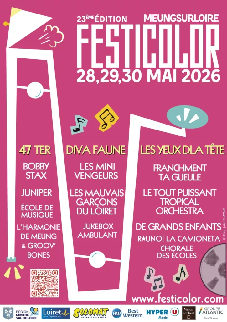 Top 5 des festivals près d'Orléans Festicolor