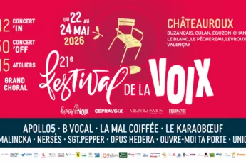 Festival de la Voix 2026 à Châteauroux indre