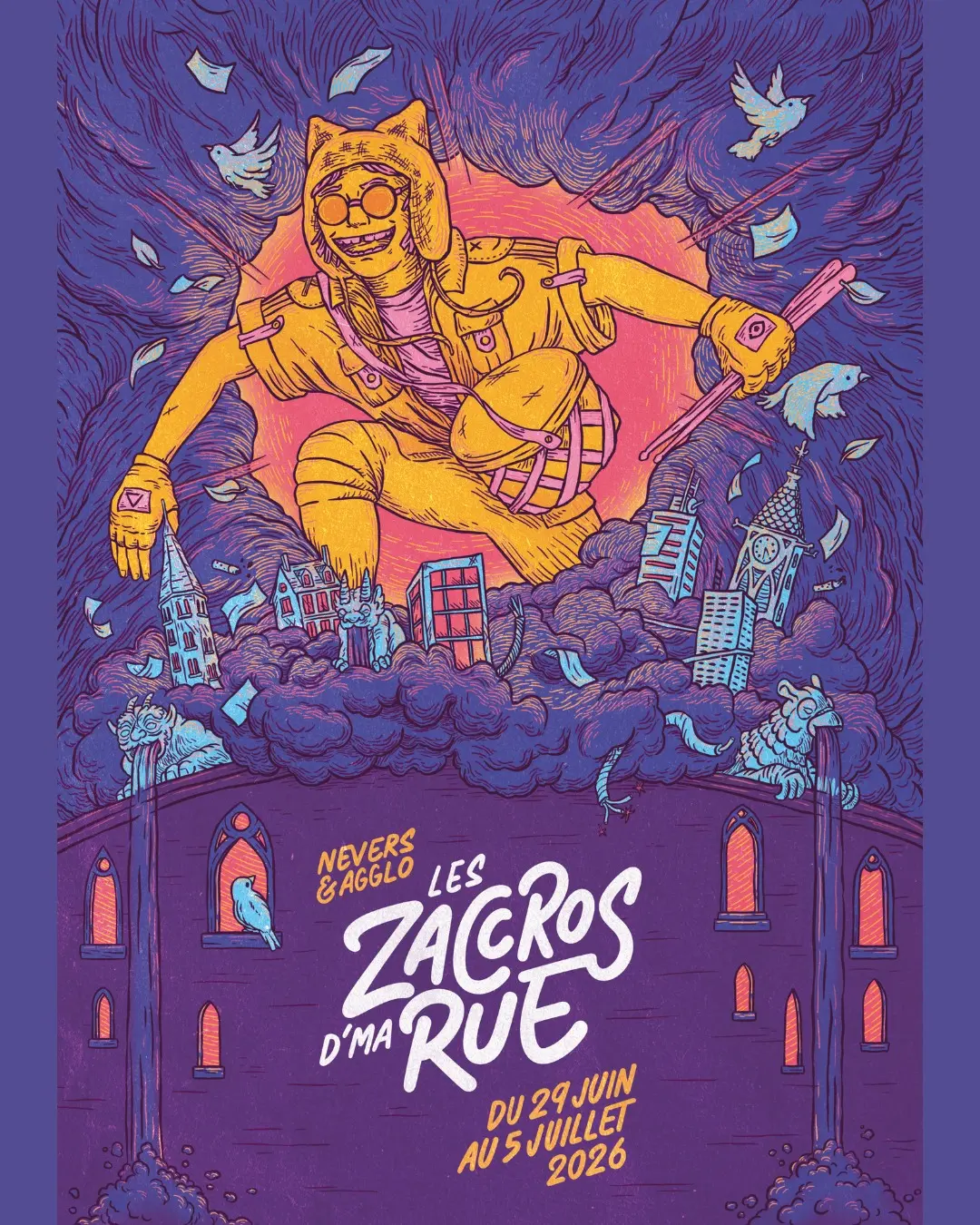 Les Zaccros d’ma rue : festival des arts de rue à Nevers