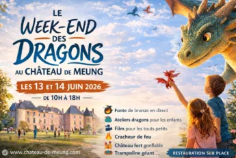 Week-end des Dragons au château de Meung sur Loire