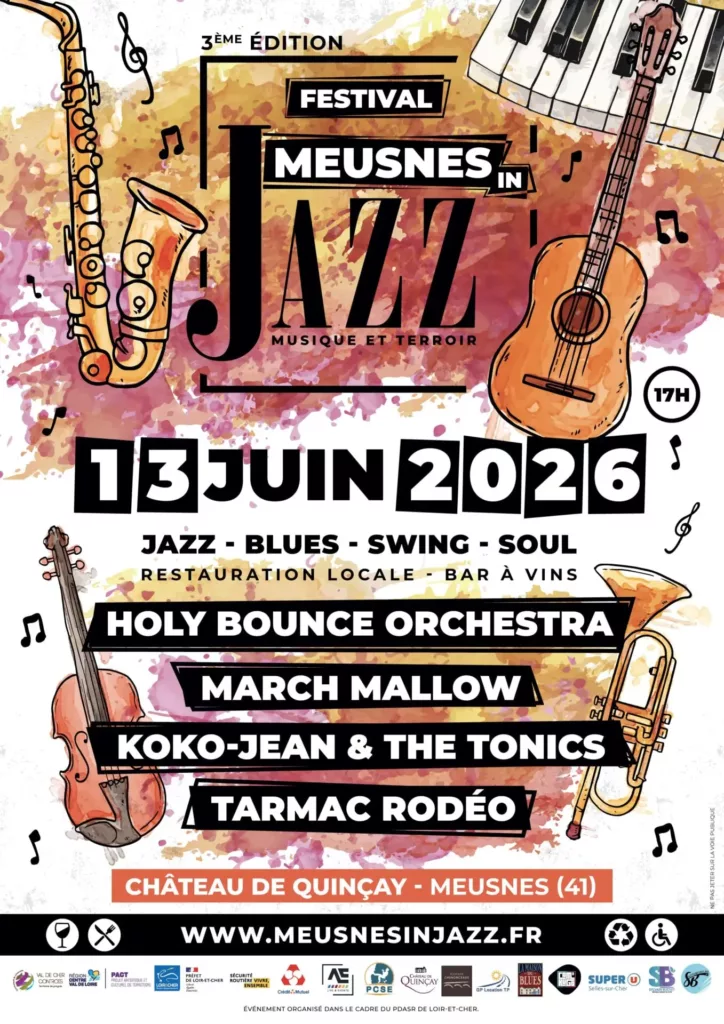 Meusnes in Jazz 2026, une journée de jazz vivant au château de Quinçay