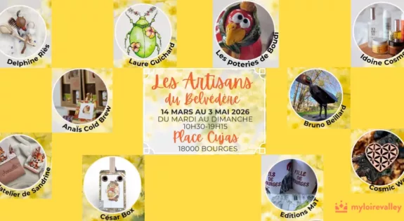 boutique éphémère créateurs Les Artisans Belvédère Bourges