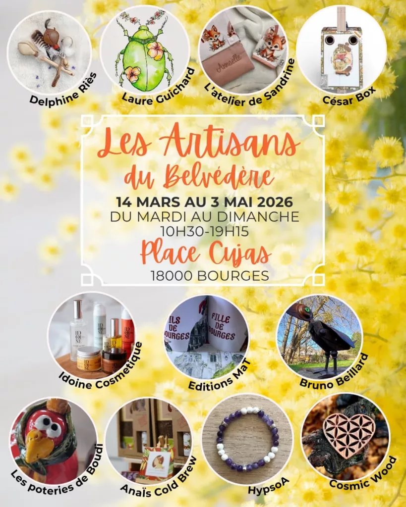 les artisans du belvedere createurs bourges 2026
