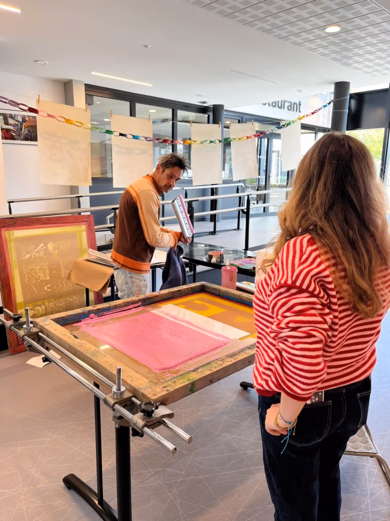 atelier peinture affiche festival métiers en scène