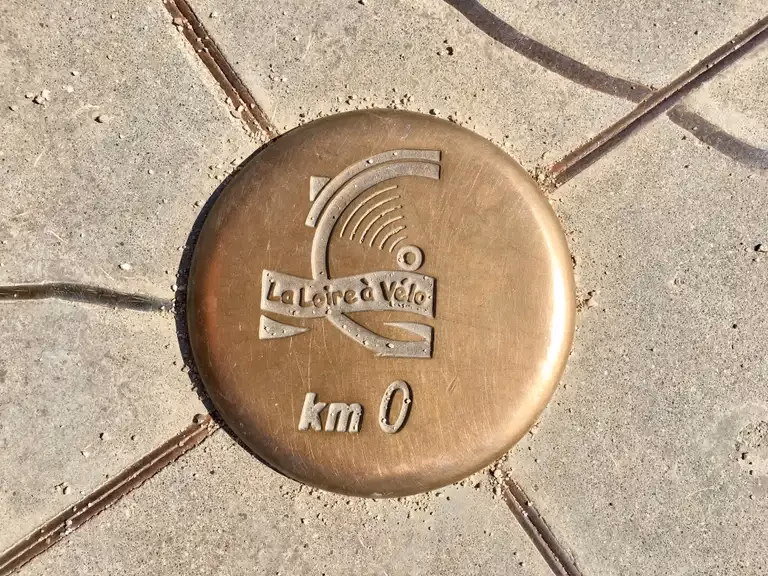 le Kilomètre 0 de la mythique Loire à Vélo