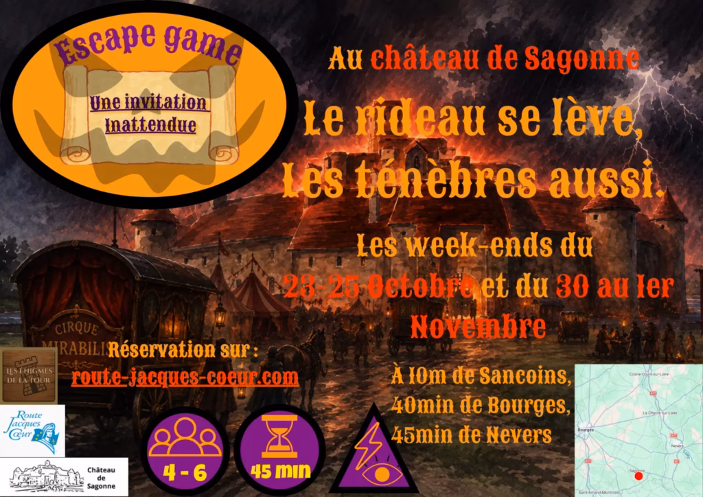 Escape Game une invitation inattendue chateau sagonne